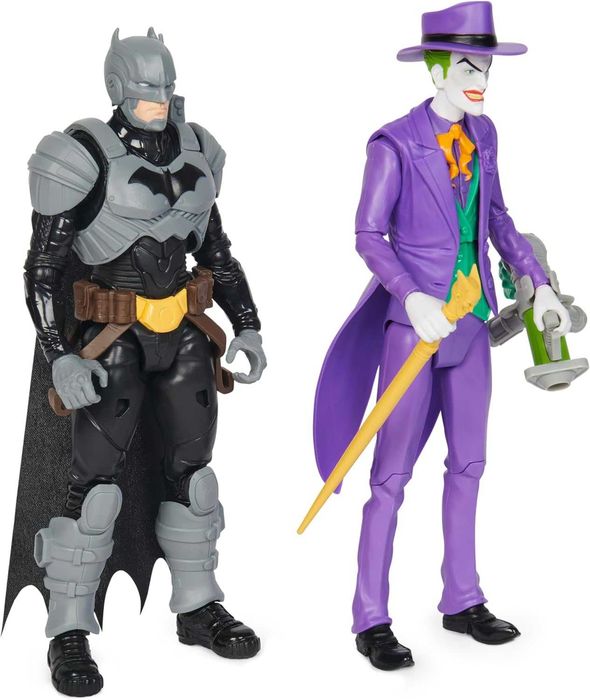 Комплект фигури Батман и Джокера DC Batman Приключенска битка 30 cm с аксесоари