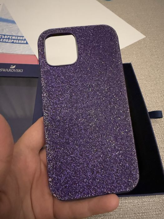 Оригинален кейс за iphone 12/12 pro swarovski