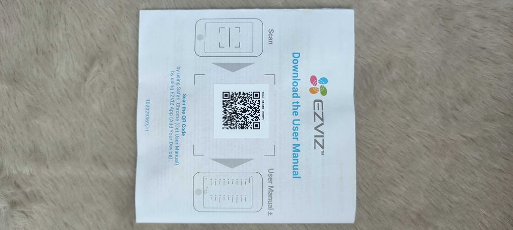 Вътрешна IP камера Ezviz C6N WiFi 2 Mpx FullHD Бебефон Въртяща се Приложение