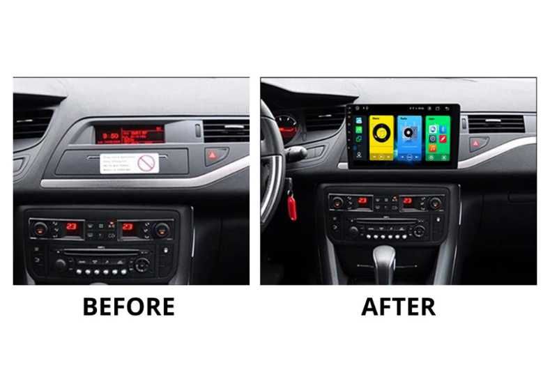 9-инчова мултимедия за Citroen C5 (2007–2017) + Подарък камера