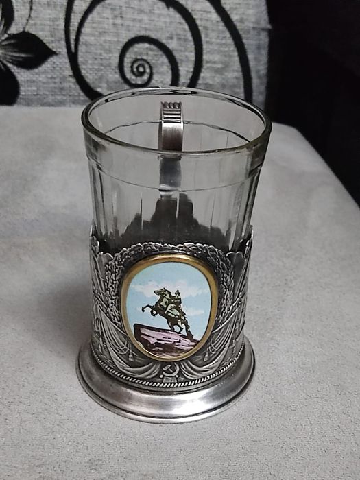 Стакан,с подстаканником пр СССР