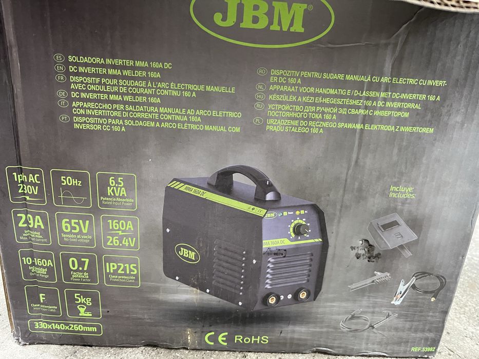 Инверторен електрожен 160A JBM