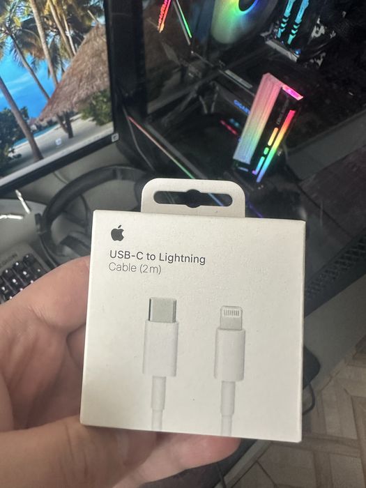 Кабель зарядка Usb C - lighting 2метра