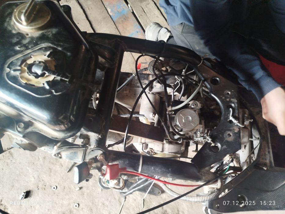 мотор от мопеда танк