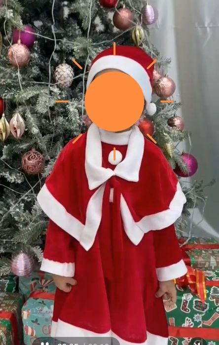 Костюм Санты для девочки