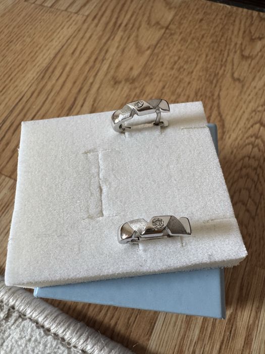 Күміс сырға 925 тастарымен