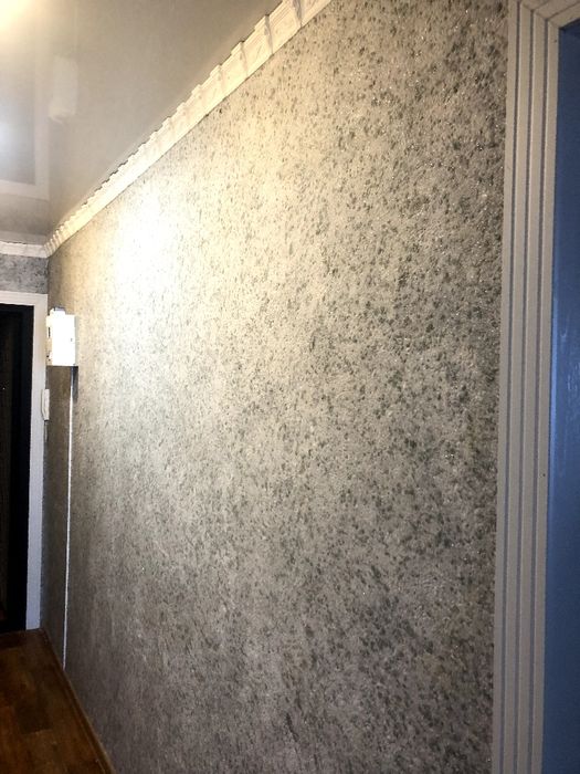 Жидкие обои продажа и нанисение