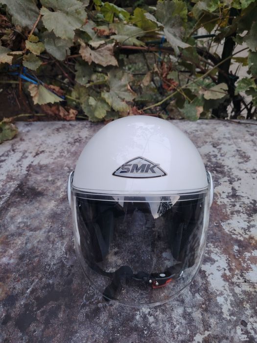 Casca moto culoare alb