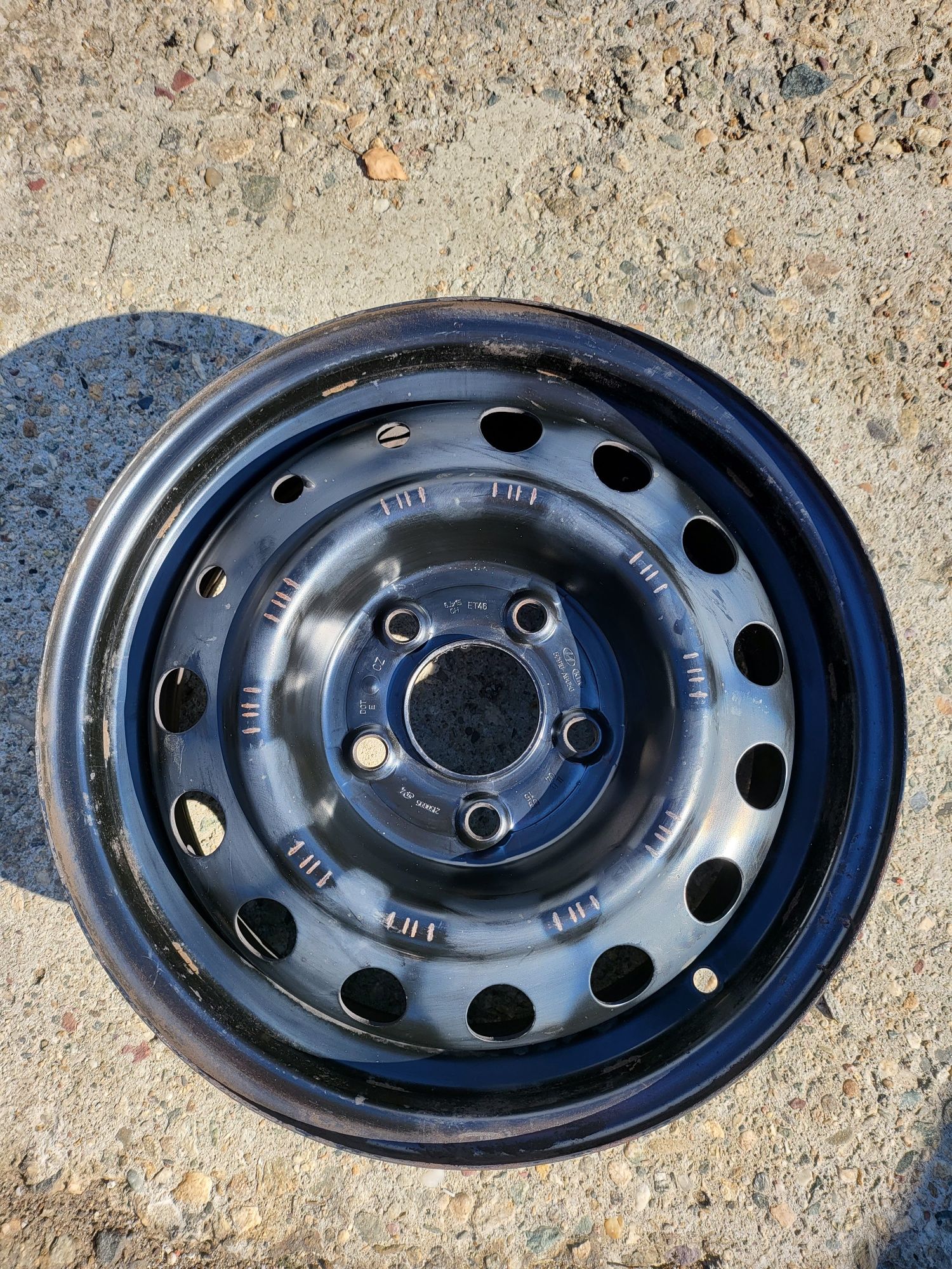 Оригинални метални джанти 15 и тасове за KIA HUNDAY Киа Хюндай TPMS ТП ...