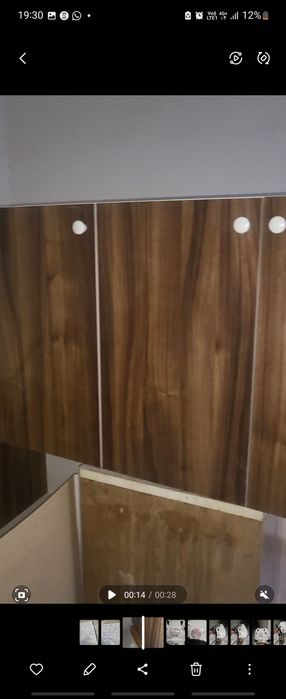 Кухонный гарнитур на 1.2 верхние и нижние шкафы