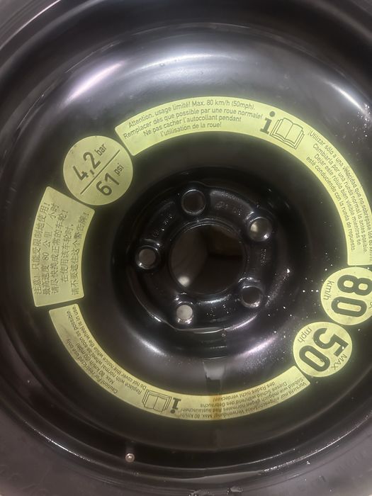 Roata rezerva mercedes slim