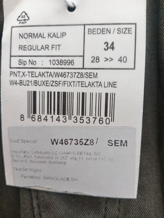 Vând pantaloni cargo pt bărbați