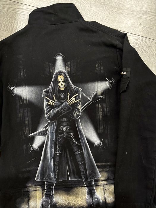 Метал яке Spiral, черно