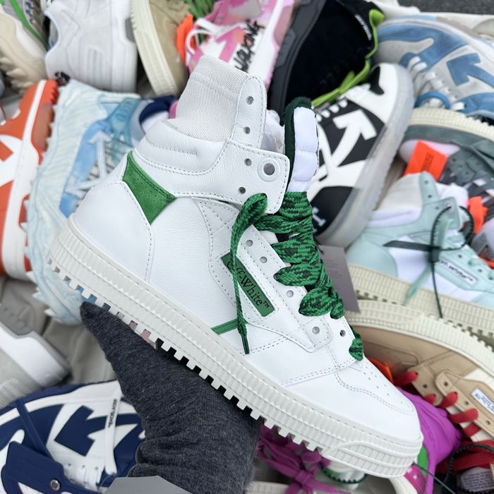 Pantofi Sport Off Court Jumbo Laces White Green alb verde  100% originali