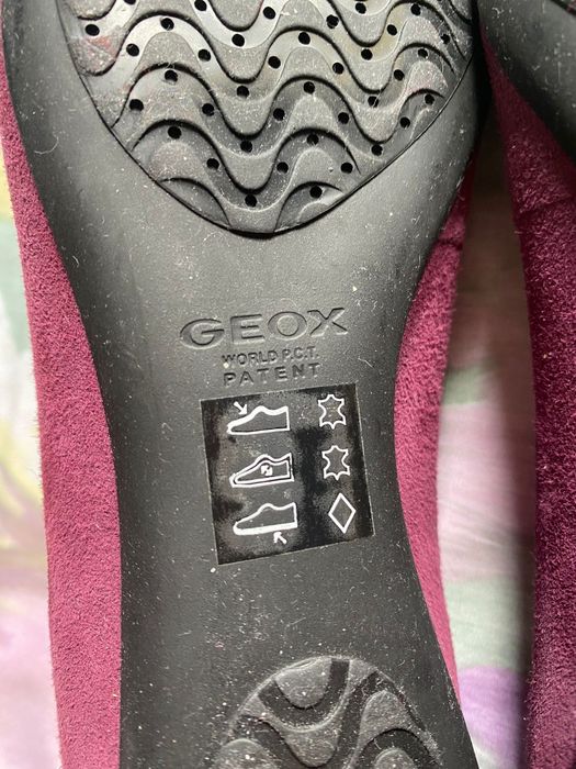 Balerini Geox, noi, piele intoarsa, 37,5