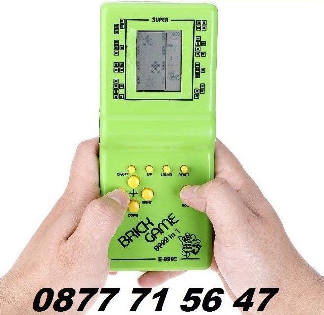 Тетрис конзола ретро игра brick game детска занимателна игра