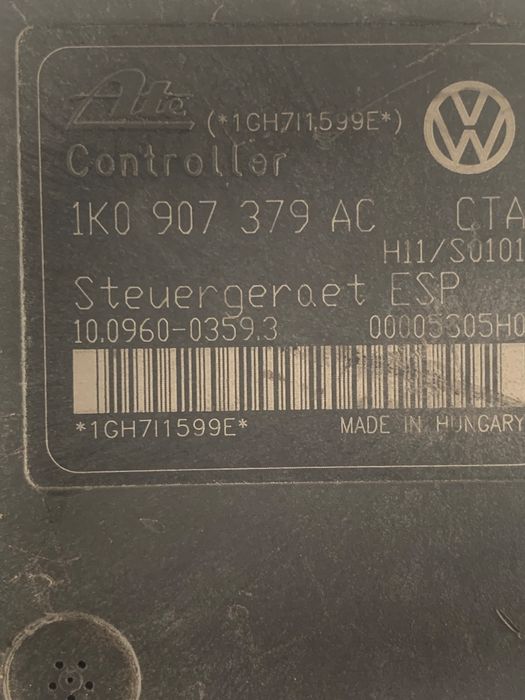 Pompa Abs Skoda Octavia Ii 1Z5 2004 - 2013 1K0907379Ac