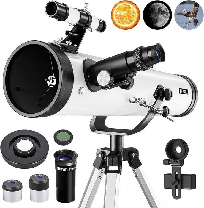 Астрономический Телескоп Ньютона 350 крат увеличение. Teleskop