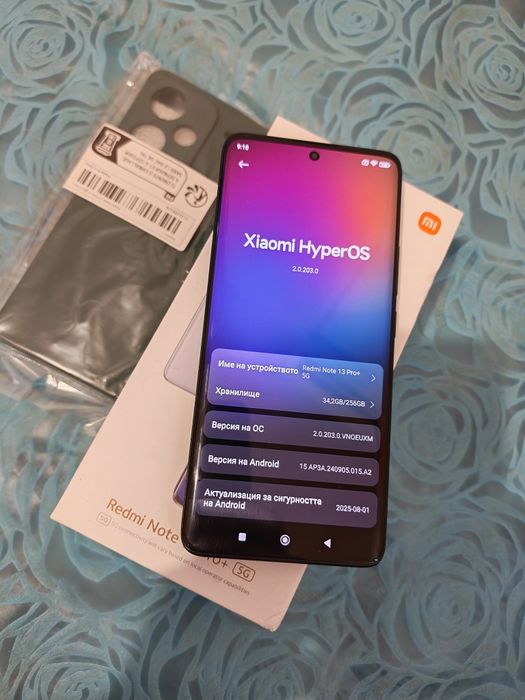 Xiaomi Redmi Note 13 Pro+, 8GB RAM, 256GB, 5G, Black