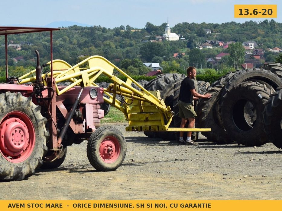 Anvelope Cauciucuri 13.6-20 13.6R20 13.6 20 13620 Rosava Buldo Miniincarcator si Industrial Utilaje Agricole SH Second Hand SECOND HAND Garantie 1 An