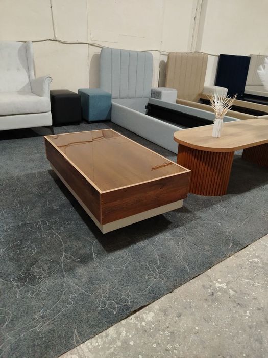 Стол журнальный с подсветкой 110×60