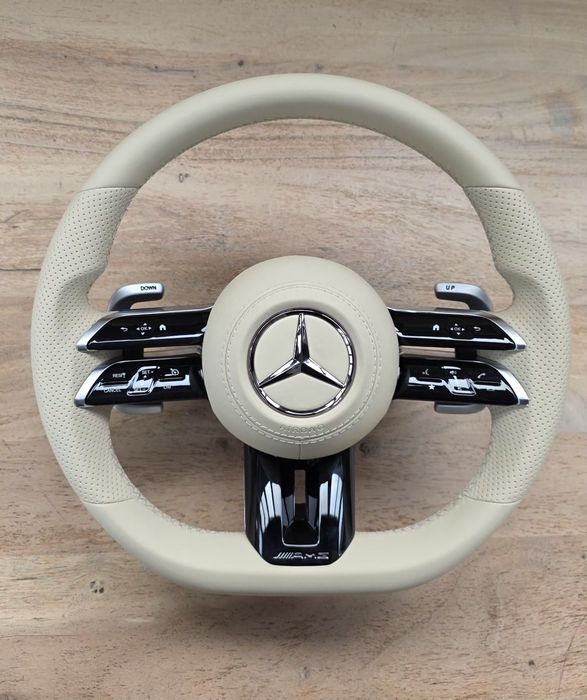 Volan Mercedes AMG  din Piele model 2025 compatibil 2008-2025