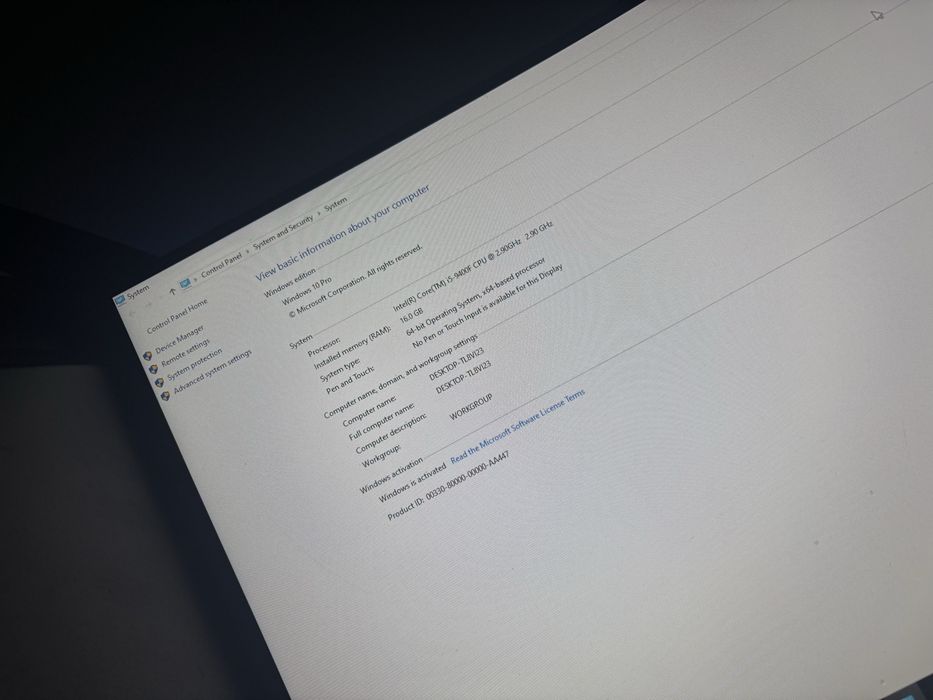 Pc gaming / i5-9400F / GTX 1650