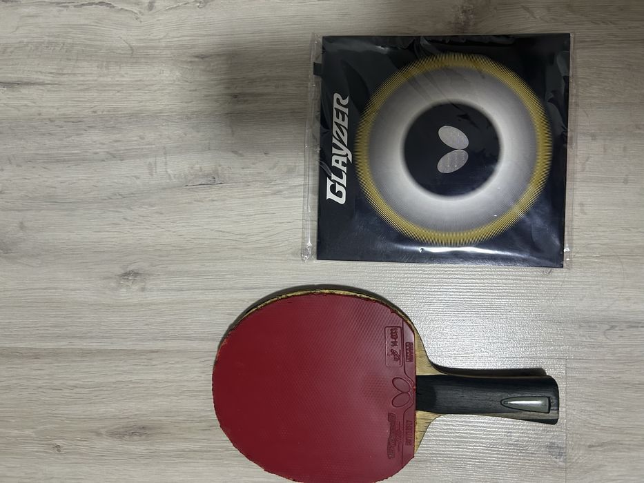 paleta butterfly timo boll + fața glyzed black