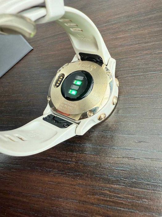 ceas Garmin Fenix 6 S PRO SOLAR LIGHT GOLD