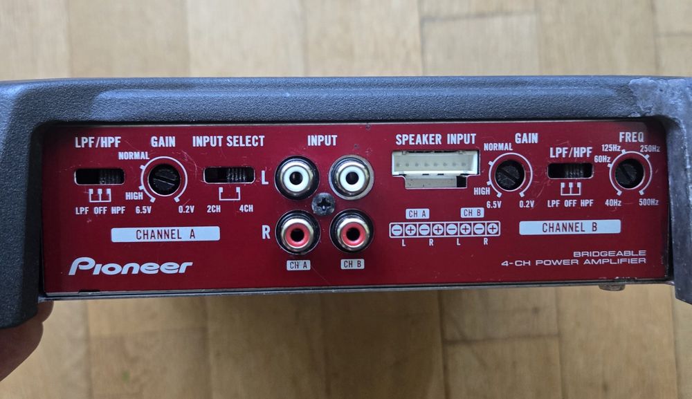 Amplificator auto (statie) 4 canale Pioneer gm-6500f