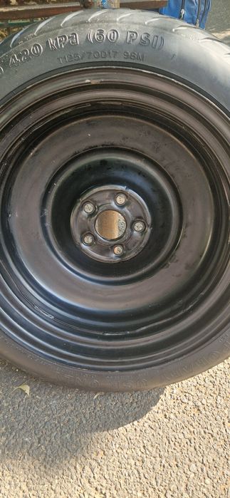 Roata de rezerva slim 5 x 114.3 ,T27 T145/70/D17
