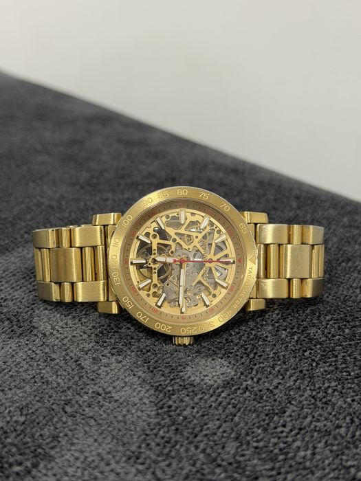 Michael Kors Automatik MK-9035 Gold Tone Автоматичен Часовник Sceleton