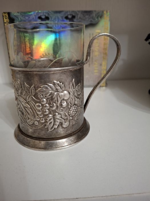 Подстаканик  мельхиор