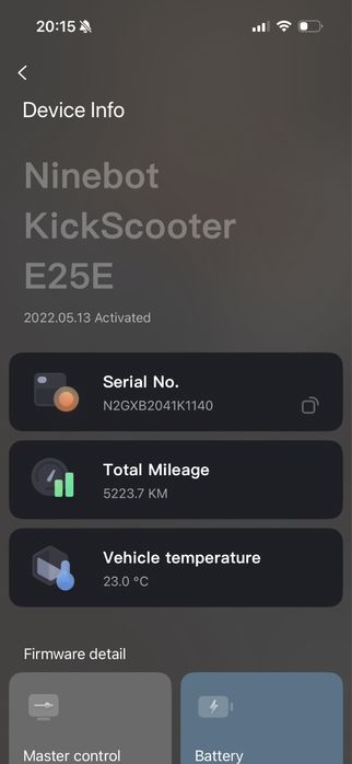 Trotineta ninebot E25E