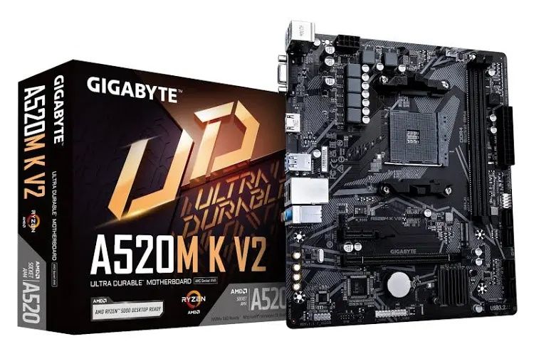 Ryzen 5 3600 Wraith Spire Cooler si Placa de baza GIGABYTE A520M K V2