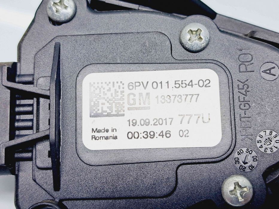 Pedala acceleratie Opel Astra K Hatchback [Fabr 2015-2022] 13373777