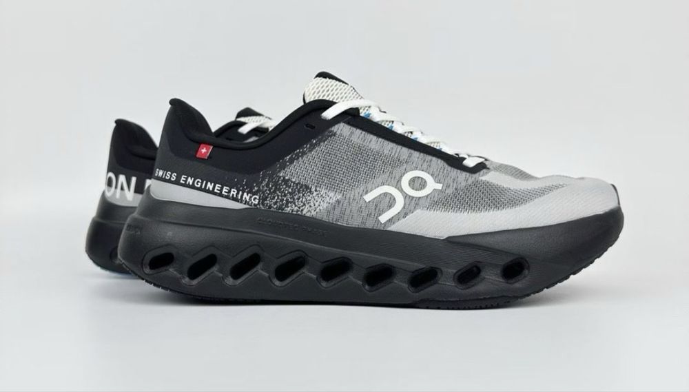 Нови мъжки маратонки On Cloudsurfer Next black grey