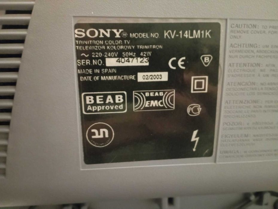 Телевизор Sony Trinitron KV-14LM1K