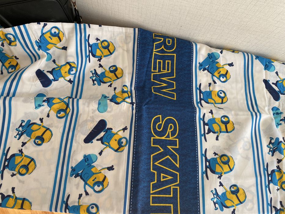 Спален комплект Minions Skate Crew 140×200см, 60х70см от две части