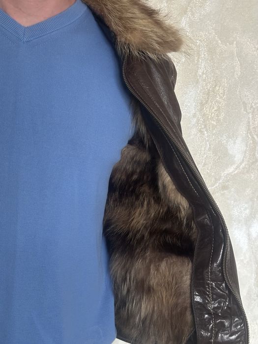 Куртка кожаная мужская