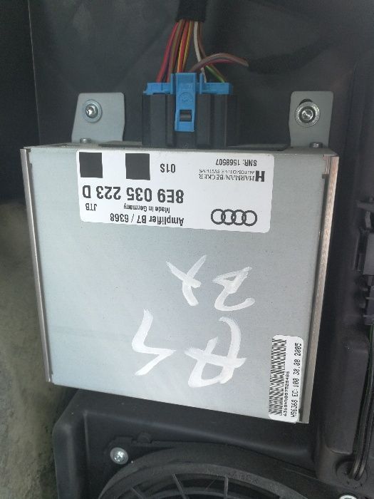 Amplificator Audi A4 B7 an 2004-2008 amplificator sunet subwoofer A3
