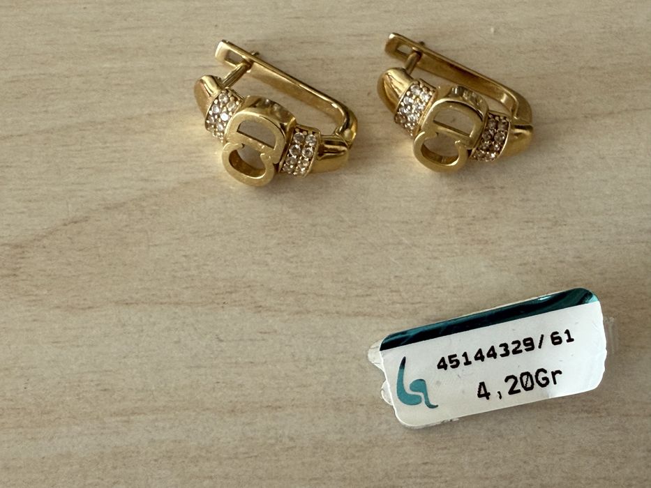 Итальянское Золото комплект. Tilla uzuk zirak Italiya