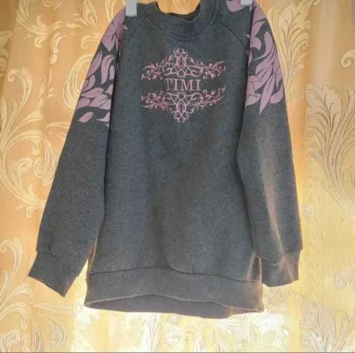 Bluză sport casual cu model floral cu pietricele Xxs