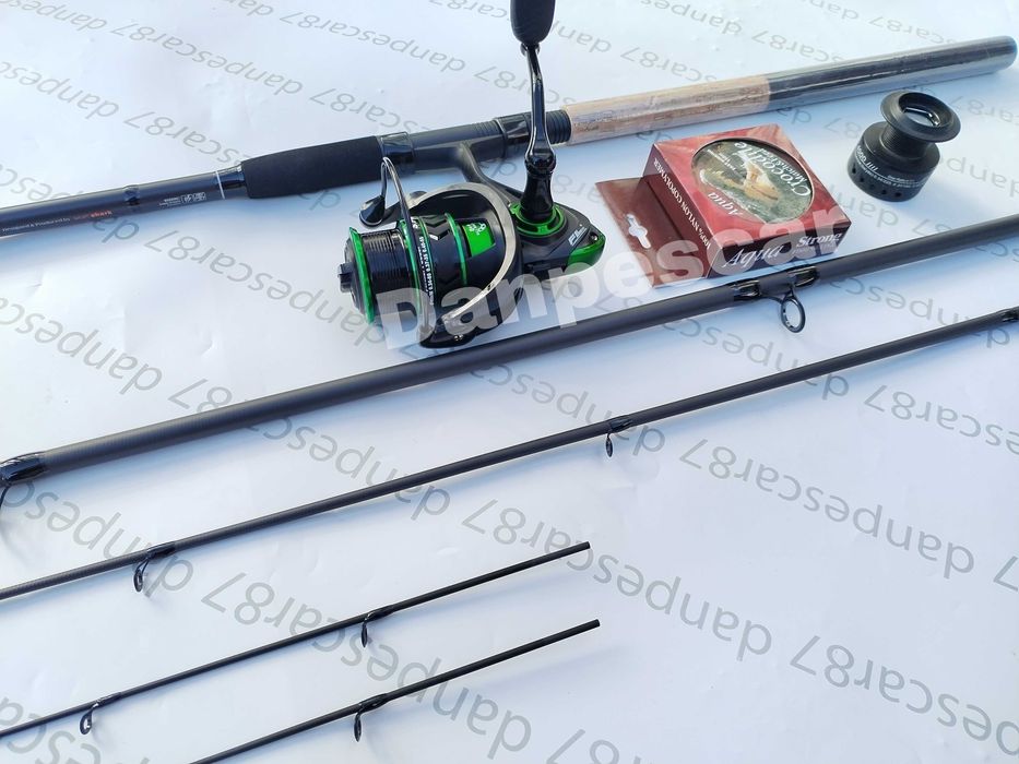 SET FEEDER Lanseta SEEKER 3,60m 180gr +Mulineta SPARKLER 4000+150m fir