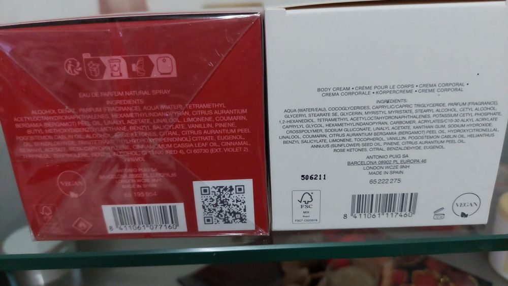 Parfum original si crema femei dama Carolina Herrera