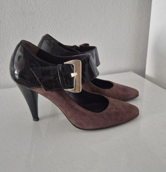 Pantofi eleganti de dama  din piele naturala
