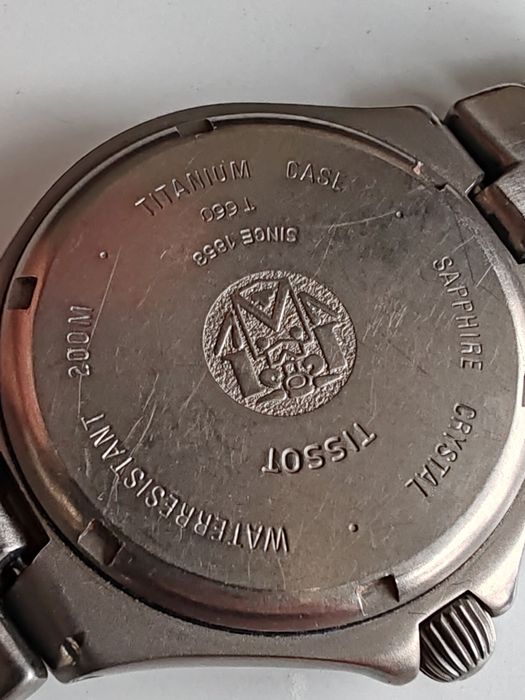 Ceas Tissot Titanium Tropical Dial Quartz 36 mm 200 m Diver