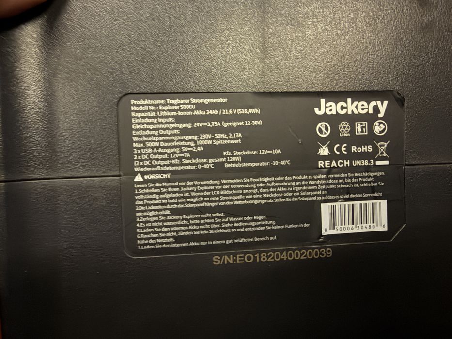 Jackery Explorer 500