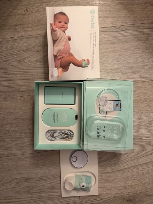 Soseta inteligenta bebelus Owlet Smart Sock Plus, 0-5 ani