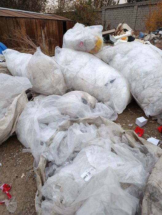 макулатура яшик пластмасса макалатура темир баклашки целофан